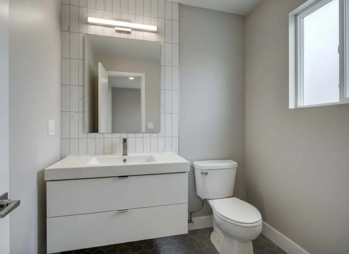 Powder room remodel in Laguna Niguel